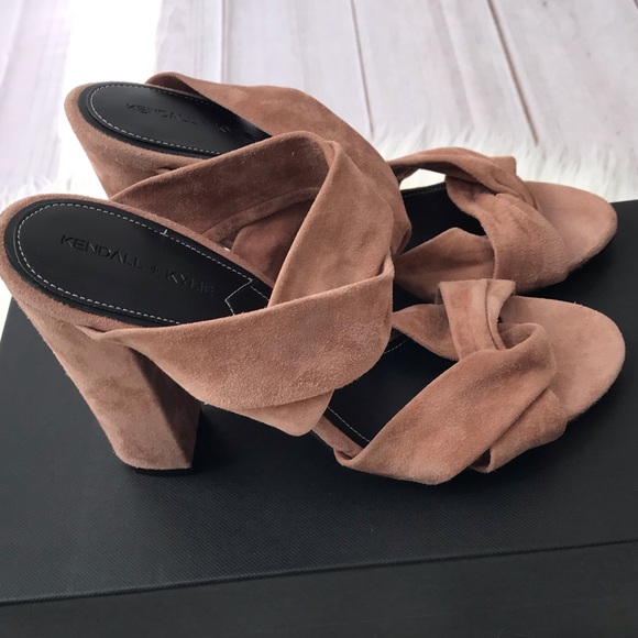 Brand new suede Kendall & Kylie heels - Picture 3 of 7